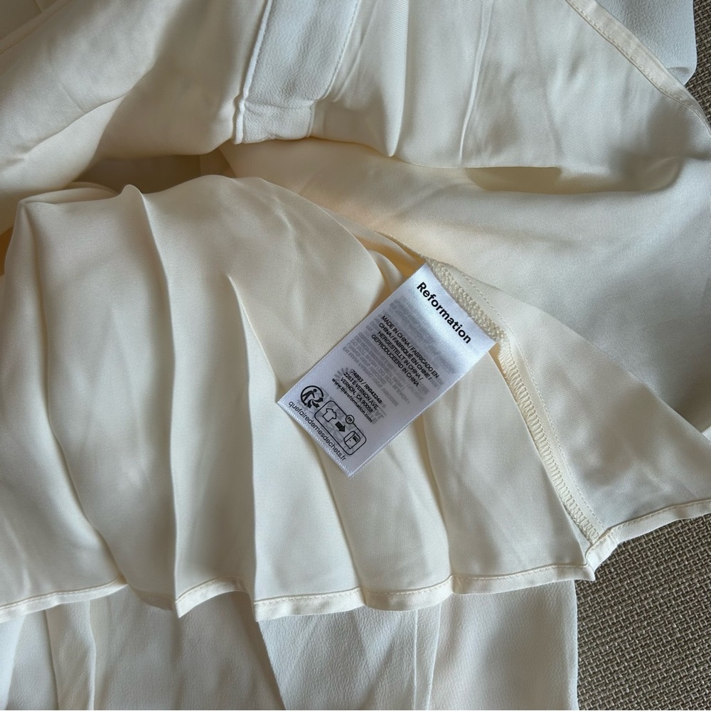 Reformation White Midi Dress - Picture 10 of 12